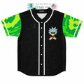 BEST Zombie Rick Sanchez Wubba Lubba Dub Dub Baseball Jersey